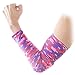 COOLOMG Padded Arm Sleeves Compression Elbow Pads for Volleyball Basketball Football Youth Kids Adult