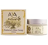 Night Cream Moisturizer & Natural Soap Kit - Vegan Deep Nourishing Face Creme 1.7 oz + Citrus Facial Skin Cleanser 3.4 oz - Shea, Olive, Jojoba, Avocado & Lemon Oils Blend Care Set