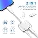 Headphones Jack Adapter for iPhone 7 Accessories, Charging Cable 3.5mm Aux Audio Converter for iPhone 8 Earphone Dongle Audio & Charge Connector Headset Cable for iPhone Xthumb 2