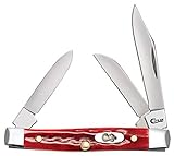 Case XX Pocket Worn Old Red Bone Small Stockman Stainless 10305 Pocket Knife