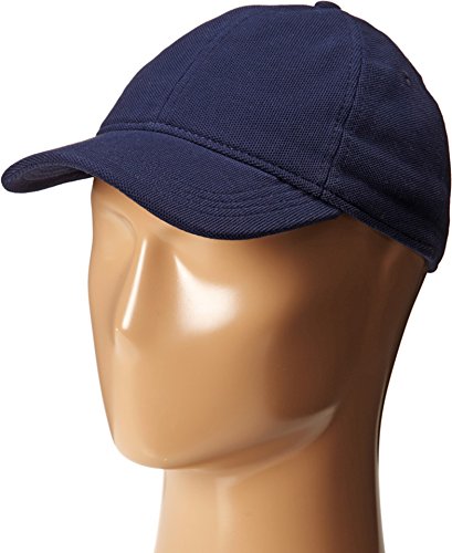 Lacoste Men's Cotton Pique Cap, Navy Blue M