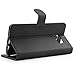 Note 5 Case, TAURI [Stand Feature] Wallet Leather Case with Stand, ID & Credit Card Pockets Flip Cover For Samsung Galaxy Note 5 - Black