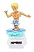 Dancing Hawaiian Alola Hula Boy or Surfing Boy in Blue Swimming Trunk Car Decor Birthday Solar Toy [1 pk, Random Style/Color]