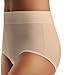 Warner's Women's No Pinching No Problems Modern Brief Panty, Sand, 8