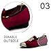 Men Genuine Leather Mens Metallic Textured Slip-on Glitter Loafers Shoes, Red/01, 12 US