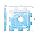 OICEPACK Ice Packs (set of 6) Cool Pack for Lunch Box Freezer Packs for Lunch Bags Coolers Ice Pack Slim Reusable Long Lasting lunch box ice packs interlocking Ice Packs as Ice Cube cooler Blue