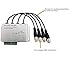 OdiySurveil(TM) 4-CH 720P/1080P HD Passive Video Balun CCTV Camera Transceiver,BNC to Cat5e RJ45 UTP Cable Converter(Aluminium Alloy Shell)