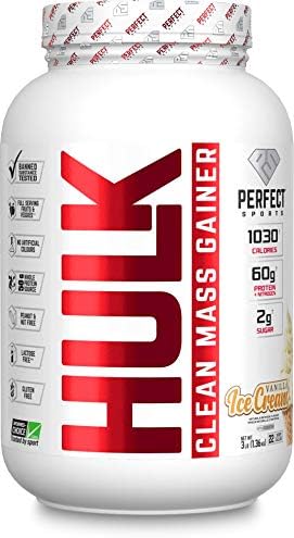 Perfect Sports Hulk Hd Mass Gainer 3 Lbs Vanilla Ice Cream Amazon Co Uk Health Personal Care