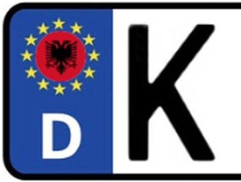 2x Kennzeichen Aufkleber Nummernschild MAROKKO Sticker