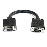 StarTech.com VGAEXTAA6IN 6-Inch Coax High Resolution VGA Port Saver Cable - HD15 M/F