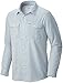 Mountain Hardwear Men's Canyon Solid Long Sleeve Shirt for Hiking, Climbing, Camping, and Casual Everyday - Phoenix Blue - X-Large