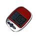 MECO Portable Fitness Activity Tracker Pedometer Lightweight Outdoor Multi-function LCD Display Walking Step Counter Pocket Digital Sports Calorie & Distance Counter w/Clip for Running Walking (Red)
