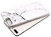 A-Focus Case for iPhone 8 Plus Marble Case, iPhone 7 Plus Case, IMD Design White Marble Pattern Stone Texture Soft Flexible TPU Slim Fit Cover Case for iPhone 7 Plus 8 Plus 5.5 inch Glossy Gray 2