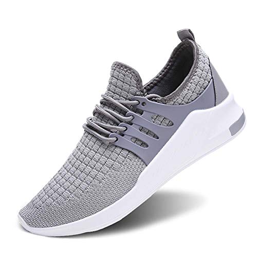 Wander G Men's Women's Slip on Sneakers Fashion Lightweight Running Shoes Casual Athletic Shoes for Walking (40,Grey) - Thumbnail 6