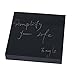 Eagle Sticky Notes, 3”x 3”, Color Self-Stick Note Pads, 4 Pads, Adhesive Note Pads for Office, School and Home Use, 100 Sheets/Pad (Black)