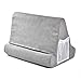 tablet pillow stand for iPad, phone pillow lap stand, tablet stand pillow holder, lap stand mobile phone holder, multi angle soft pillow pad (you will get pillow and keychian)