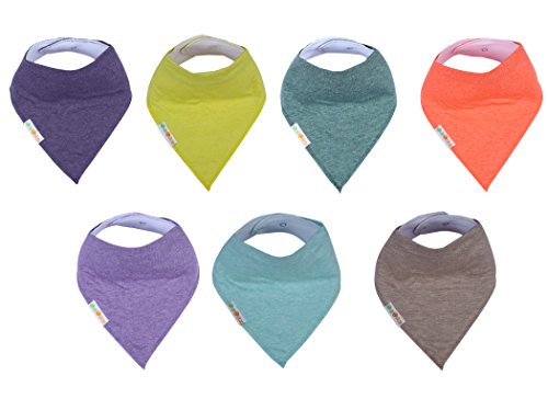 Baby bandana drool bibs,organic cotton bibs for boys an…
