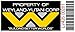 Starbase 79 Asset Labels - Property of Weyland-Yutani (Pack of 10, Yellow, 50mm*20mm Vinyl)