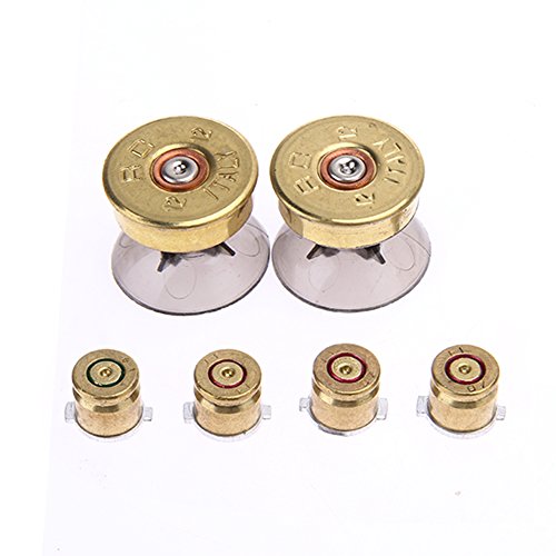 Vanpower Thumb Sticks Metal Buttons Set Replacement for Xbox One,PS4 (2pcs) - Thumbnail 5