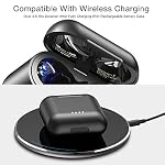 TOZO T6 Auricolari Bluetooth Senza Fili TWS Cuffie 5.0 Touch Control con  custodia di ricarica suono di alta qualità, con bassi profondi per corsa e  sport Nero - Cuffie Hi-Fi