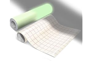 VViViD DECO65 Glow in the Dark Green Permanent Adhesive Craft 12 Inch x 4ft Vinyl Roll for Cricut, Silhouette & Cameo Includi
