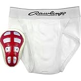 3 Pack Special!! Rawlings Youth Athletic Brief with Cage Cup (Youth XL Husky with Youth Cup)