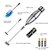 Milk Frother Electric Handheld Portable Powerful Milk Foamer for Latte/Cappuccino Coffee Chocolate，Durable Stainless Steel Egg Beater and Drink Mixer with 2 Whisks and 1 Clean Brush(Battery Operated)