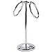 Deluxe Chrome-plated Steel Hand Towel Holder Stand