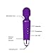 Mini Compact Powerful Multi-Speed Bullet Shape Personal Vibrating Massage Tools,Waterproof Quiet -7 inch (1PCS) (Purple BAR)
