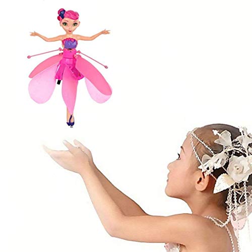 Amazingbuy Flying Fairy Doll Infrared Induction Control RC Helicopter Kids Toys Teen Toys Ballet Girl Flying Princess Doll (Flying Fairy)