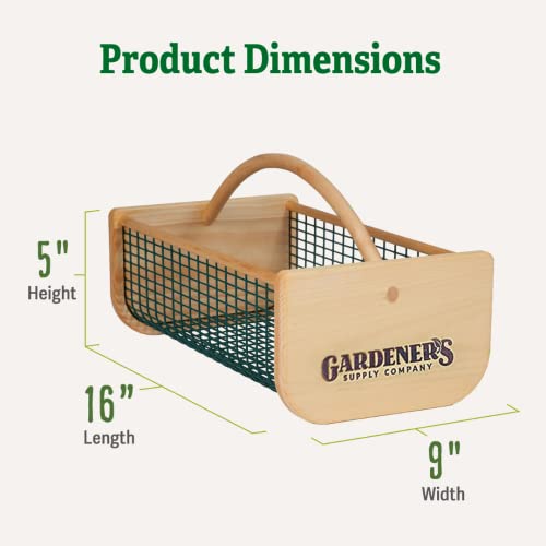 Gardeners Supply Company Garden Hod Harvest Basket Versatile Gardening Fruits & Vegetables