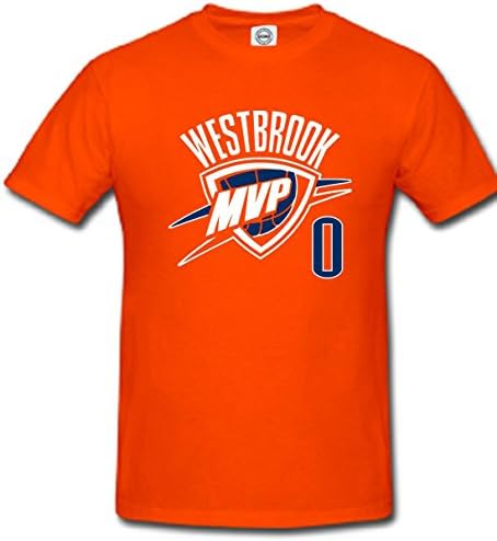 Orange Oklahoma City Westbrook "MVP" T-Shirt ADULT LARGE