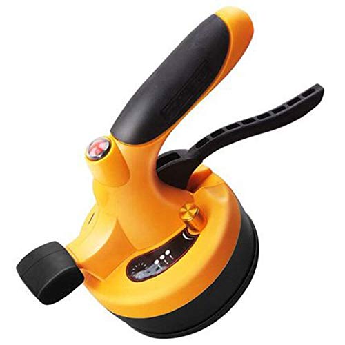 Fashionlook Tile Vibrator Automatic Tool Yellow 220V Charging Power Supply Convenience Efficient Tile Machine Tiling Machine Brick Shaker