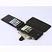 iPhone SE Case, iPhone 5S Case, CaseUp 12 Card Slot Series - [Zipper Cash Storage] Premium Flip PU Leather Wallet Case Cover With Detachable Magnetic Hard Case For iPhone SE/5S/5, Black