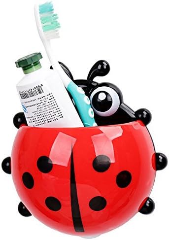 celebrationgift Beetle Plastic Multi-Purpose Toothpaste Toothbrush Organizer (Multicolour)