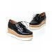 Carol Shoes Fashion Women's Comfort Lace-up Assorted Colors Casual Outdoor Platform Shoes