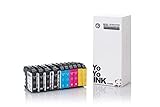 YoYoInk 10 Pack Compatible Ink Cartridge Replacement for Brother LC-103XL (4 Black, 2 Cyan, 2 Magenta, 2 Yellow) with Ink Level Indicator