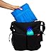 Travel Gate Check Bag For Airplane - Umbrella Stroller Size 45x12x16 600D Nylon Waterproof, Adjustable Shoulder Strap, Blue