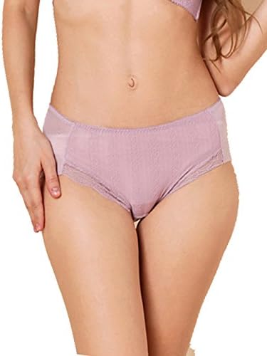 Clearance! Discount! Sheer Lace Elastic High-Rise Panties Sexy Hipster K9011, Lilac, L