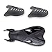 KIMILILY Swim Fins for Adult Short Travel Adjustable Fins Swimming for Snorkeling and Diving