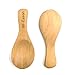 10Pcs Handmade Small Wooden Salt Spoons Mini Sugar Seasoning Condiments Baby Solid Wood Honey Teaspoon Coffee Tea Jam Mustard Ice Cream Milk (True color)