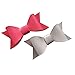 Yazon Baby Faux Leather Bows Hair Clips Toddler Girls Hair Bows Hair Pins Pigtail Bows for Kids 20Pcs