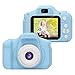 WUBUMIM Kids Digital Video Camera for Boys Age 3-8 , Mini Rechargeable Children Camera Shockproof 8MP HD Toddler Cameras Child Camcorder (16GB Memory Card Included) Blue
