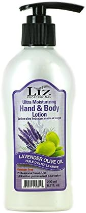 Liz Professional Ultra Moisturizing Hand and Body Lotion Lavender Olive Oil Huile D'Olive Lavande 6.7 oz 200 ml