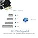 SupaHub PCI-E to USB 3.0 4-Port PCI Express Expansion Card, Windows XP, Vista, 7, 8, 10, Includes Driver and SATA 15-Pin Power Connector，2018 Version