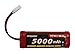 FCONEGY NiMH Battery 7.2V 5000mAh Flat Pack with Tamiya Plug for RC Cars/RC Truck