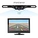 DohonesBest Wireless Backup Camera and Monitor Kit for Car / Vehicle / Pickup / SUV / Truck / Van License Plate Camera 5 Display,7 LED IR Night vision Waterproof ,Reverse Guide Lines