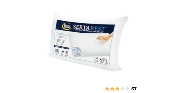 serta cooling memory foam pillow