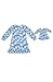 Dreamwave Little Girls Gown and Matching Doll Outfit Blue 6