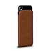 UltraSlim Leather Sleeve Case for iPhone Xs & X (Tan)
